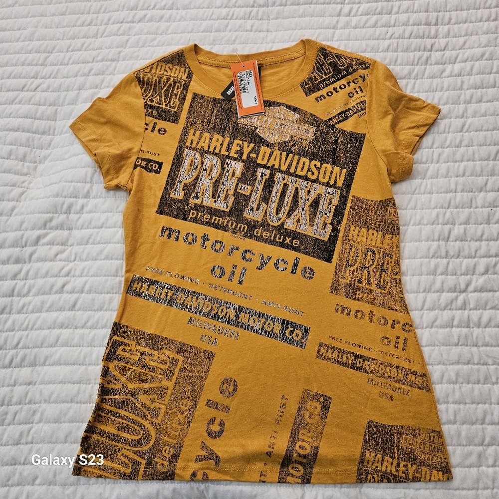 Harley-Davidson Mustard Graphic Tee